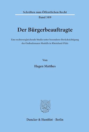 Der Bürgerbeauftragte.