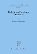 Einheit von Forschung und Lehre.