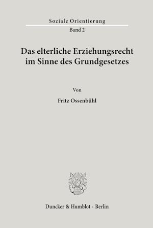 Das elterliche Erziehungsrecht im Sinne des Grundgesetzes.