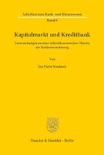 Kapitalmarkt und Kreditbank.