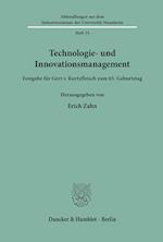 Technologie- und Innovationsmanagement.