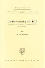 Der Störer nach § 1004 BGB.