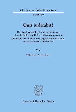 Quis iudicabit?