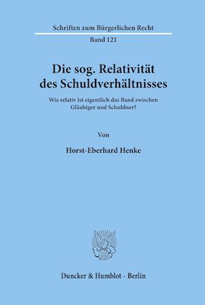 Die sog. Relativität des Schuldverhältnisses.