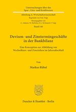 Devisen- und Zinstermingeschäfte in der Bankbilanz.