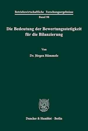 Die Bedeutung der Bewertungsstetigkeit für die Bilanzierung.