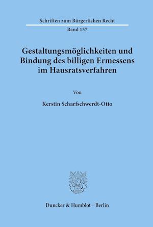 Gestaltungsmöglichkeiten und Bindung des billigen Ermessens im Hausratsverfahren.