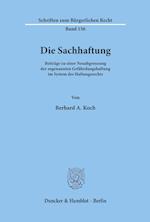 Die Sachhaftung.