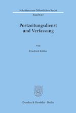 Postzeitungsdienst und Verfassung.