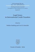 Legal Issues in International Credit Transfers.