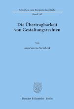 Die Übertragbarkeit von Gestaltungsrechten.