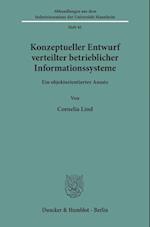 Konzeptueller Entwurf verteilter betrieblicher Informationssysteme.