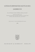 Literaturwissenschaftliches Jahrbuch.