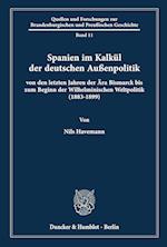 Spanien im Kalkül der deutschen Außenpolitik