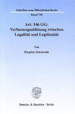 Stückrath, B: Art. 146 GG: Verfassungsablösung zwischen Lega