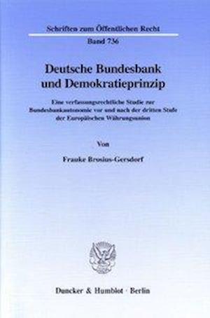 Deutsche Bundesbank und Demokratieprinzip