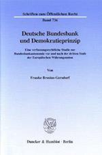 Deutsche Bundesbank und Demokratieprinzip