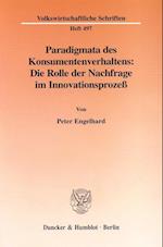 Engelhard, P: Paradigmata des Konsumentenverhaltens: Die Rol