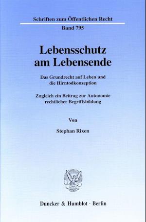 Lebensschutz am Lebensende.