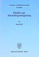 Studien zur Amnestiegesetzgebung