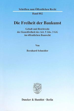 Die Freiheit der Baukunst