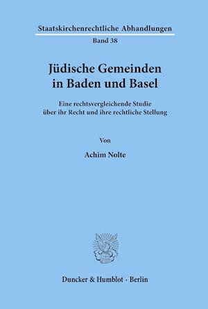 Jüdische Gemeinden in Baden und Basel.