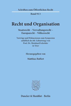 Recht und Organisation
