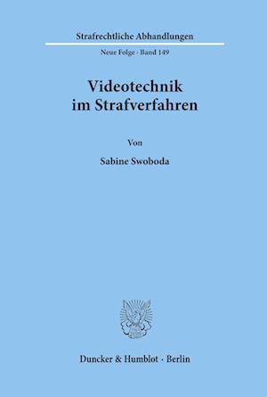 Videotechnik im Strafverfahren.