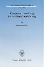 Kompetenzverteilung bei der Berufsausbildung