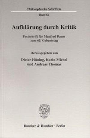 Aufklärung durch Kritik