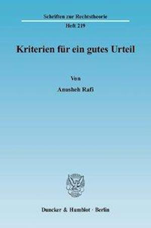 Rafi, A: Kriterien für ein gutes Urteil