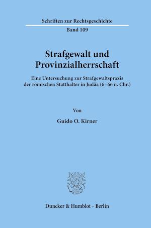 Strafgewalt und Provinzialherrschaft.