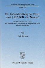 Bernau, F: Aufsichtshaftung der Eltern nach § 832 BGB