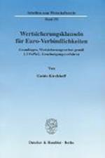 Wertsicherungsklauseln für Euro-Verbindlichkeiten