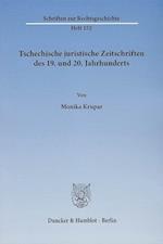 Tschechische juristische Zeitschriften des 19. und 20. Jahrhunderts