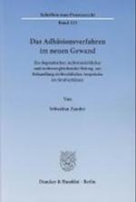 Zander, S: Adhäsionsverfahren im neuen Gewand