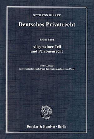 Deutsches Privatrecht 1