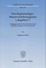 Das Kapitalanleger-Musterverfahrensgesetz ("KapMuG")