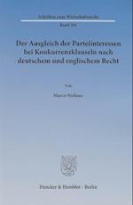 Der Ausgleich der Parteiinteressen bei Konkurrenzklauseln nach deutschem und englischem Recht