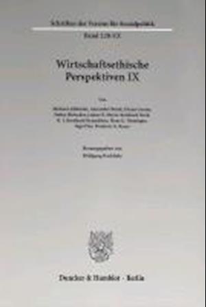 Wirtschaftsethische Perspektiven IX