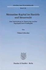 Mezzanine-Kapital im Handels- und Steuerrecht