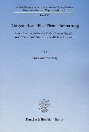 Die gewerbsmäßige Firmenbestattung