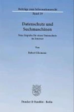 Elixmann, R: Datenschutz und Suchmaschinen