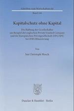 Kapitalschutz ohne Kapital