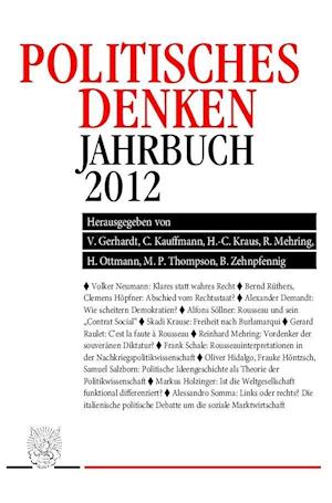 JPD - Politisches Denken. Jahrbuch 2012