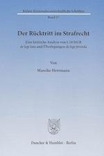 Der Rücktritt im Strafrecht