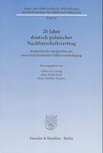 20 Jahre deutsch-polnischer Nachbarschaftsvertrag