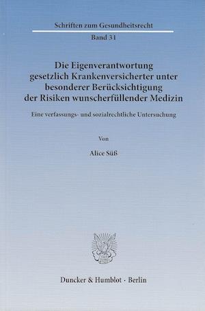 Süß, A: Eigenverantwortung gesetzlich Krankenversicherter