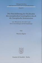 Die Durchführung der Rechtsakte des europäischen Gesetzgebers durch die Europäische Kommission