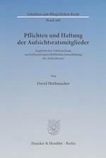 Pflichten und Haftung der Aufsichtsratsmitglieder